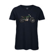 Load image into Gallery viewer, t-shirt white roads donna w_smq blu navy