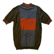 Load image into Gallery viewer, Maglia in cotone white roads blu bordeaux manica corta
