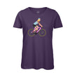 Load image into Gallery viewer, t-shirt white roads donna w_gravel purple
