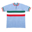 Carica l'immagine nel visualizzatore Galleria, MAGLIA LANA CELESTE TRICOLORE