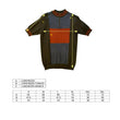 Load image into Gallery viewer, Maglia in cotone white roads blu bordeaux manica corta