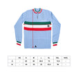 Load image into Gallery viewer, Maglia lana Gaiole manica lunga blu