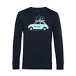 Carica l'immagine nel visualizzatore Galleria, felpa girocollo white roads 500 blue

