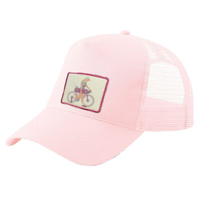 Cappellino Skate rosa rete