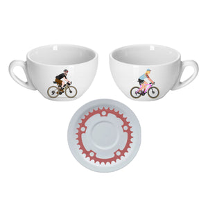 coffee cup white roads GRAVEL
