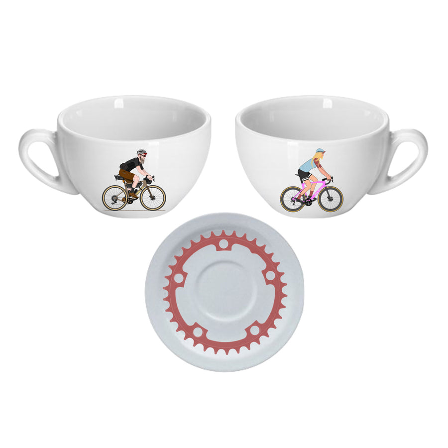 coffee cup white roads GRAVEL