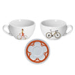 Load image into Gallery viewer, coffee cup white roads HOSTESS
