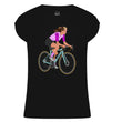 Load image into Gallery viewer, t-shirt white roads donna W_CORSA nera
