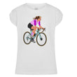 Carica l'immagine nel visualizzatore Galleria, t-shirt white roads donna W_CORSA bianca
