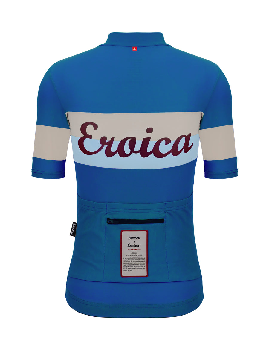 MAGLIA CICLISMO EROICA QUIETE AZZURRO