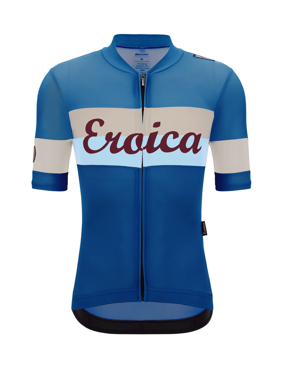 MAGLIA CICLISMO EROICA QUIETE AZZURRO