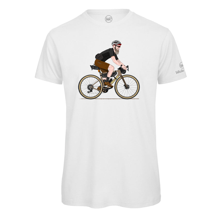t-shirt white roads m_gravel