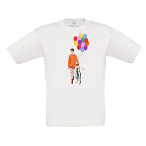 t-shirt kids girl palloncino