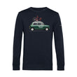 Load image into Gallery viewer, felpa girocollo white roads MINI blue
