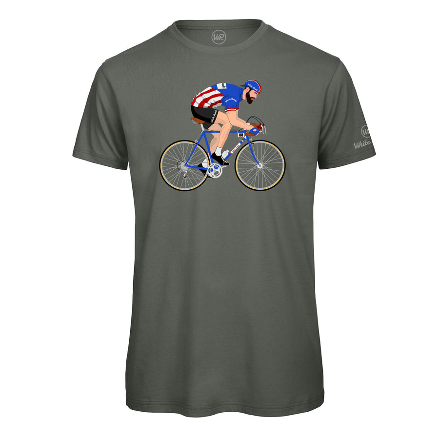 t-shirt white roads m_brook kaki