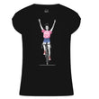 Load image into Gallery viewer, t-shirt white roads donna W_PINK nera
