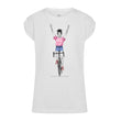 Load image into Gallery viewer, t-shirt white roads donna W_PINK bianca
