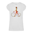 Carica l'immagine nel visualizzatore Galleria, t-shirt white roads donna W_HOSTESS bianca
