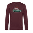 Carica l'immagine nel visualizzatore Galleria, felpa girocollo white roads MINI bordeaux
