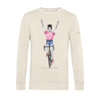 Load image into Gallery viewer, felpa girocollo white roads PINK panna
